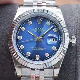 今日特価【ブルー、41MM】ロレックスコピー好評腕時計 デイトジャスト 126334 